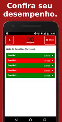 Simulado EsFCEx android App screenshot 3